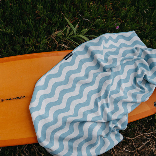NOMADIX ORIGINAL YOGA TOWEL CALM SEAS PALE BLUE SKY