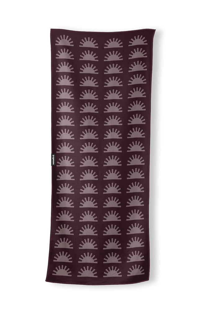 NOMADIX ORIGINAL YOGA TOWEL SUNSHINE BURGUNDY