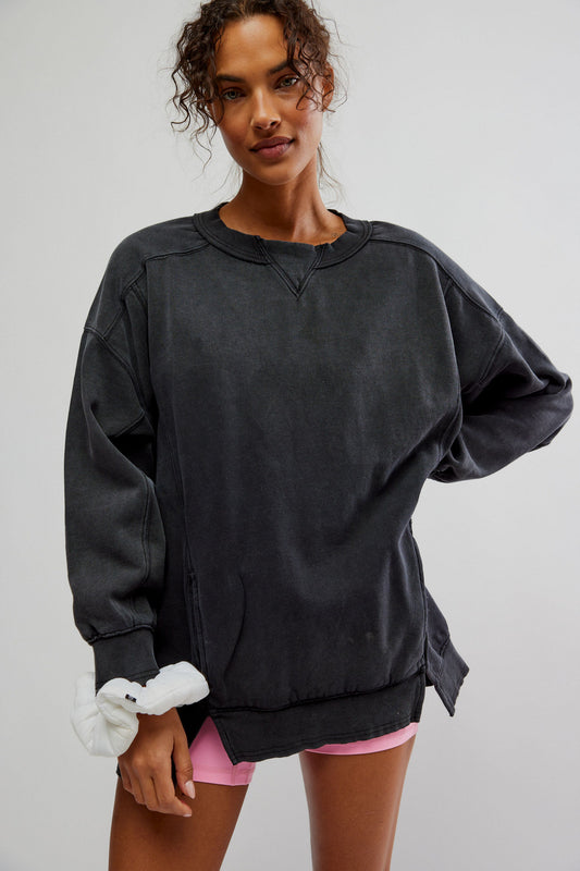 FREE PEOPLE INTERCEPT TUNIC BLACK