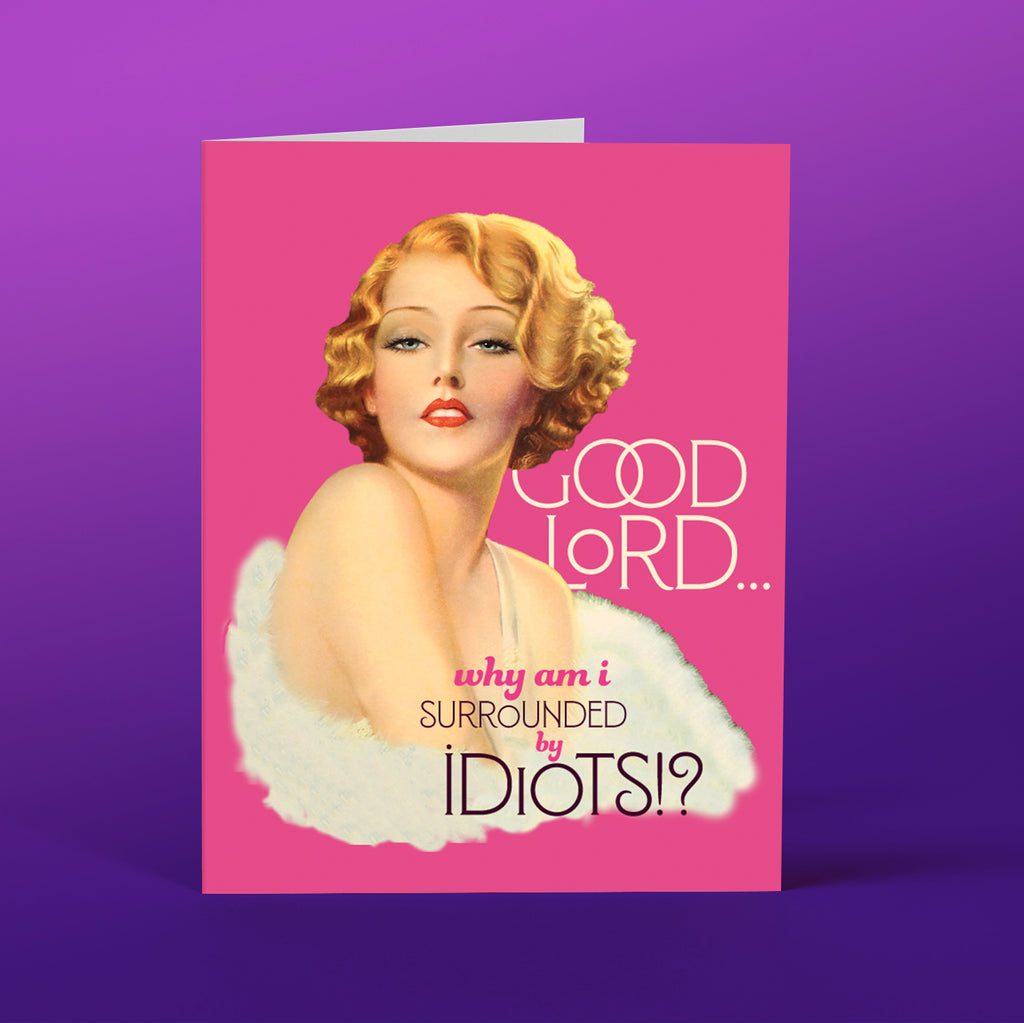 OFFENSIVE AND DELIGHTFUL GREETING CARD GR34