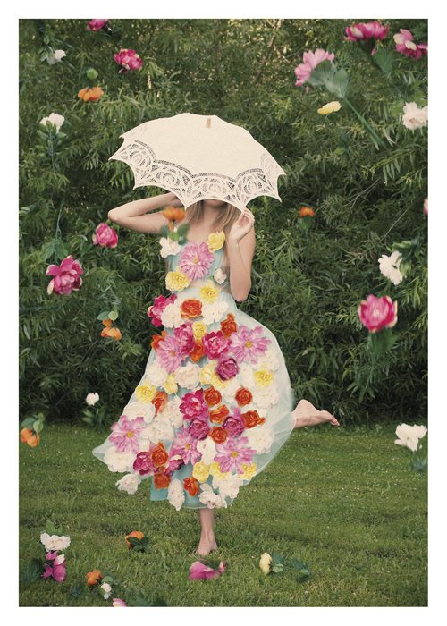 PALM PRESS GREETING CARDS FLOWER WOMAN