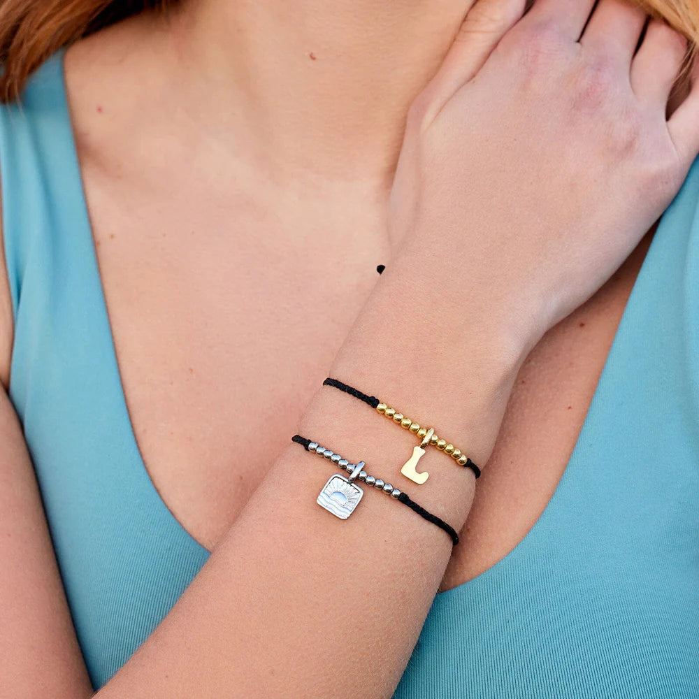 PURA VIDA HARPER BEAD STRING BRACELET
