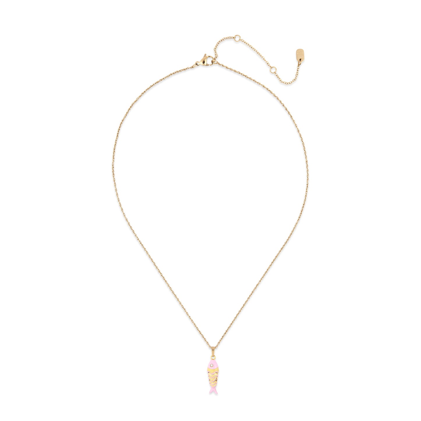 PURA VIDA Koi Pendant Necklace GOLD