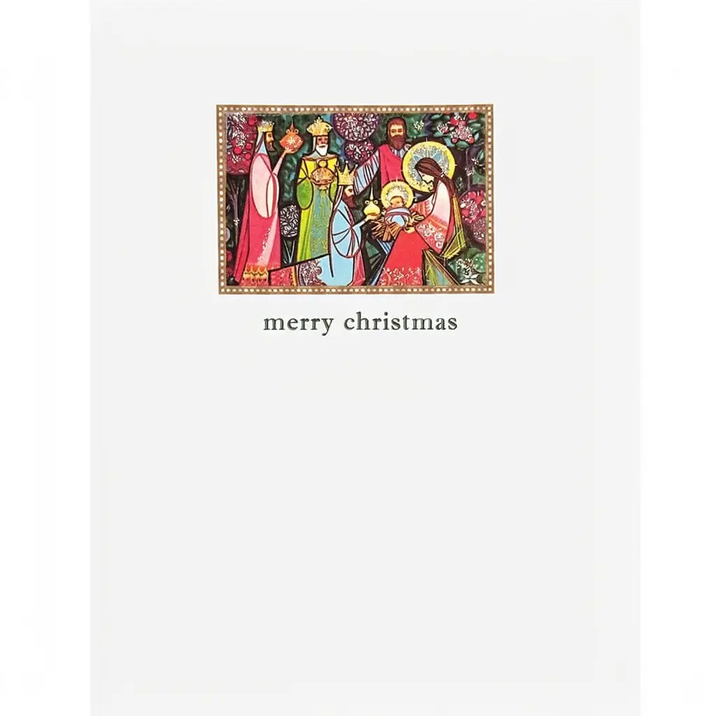Retro Nativity Scene