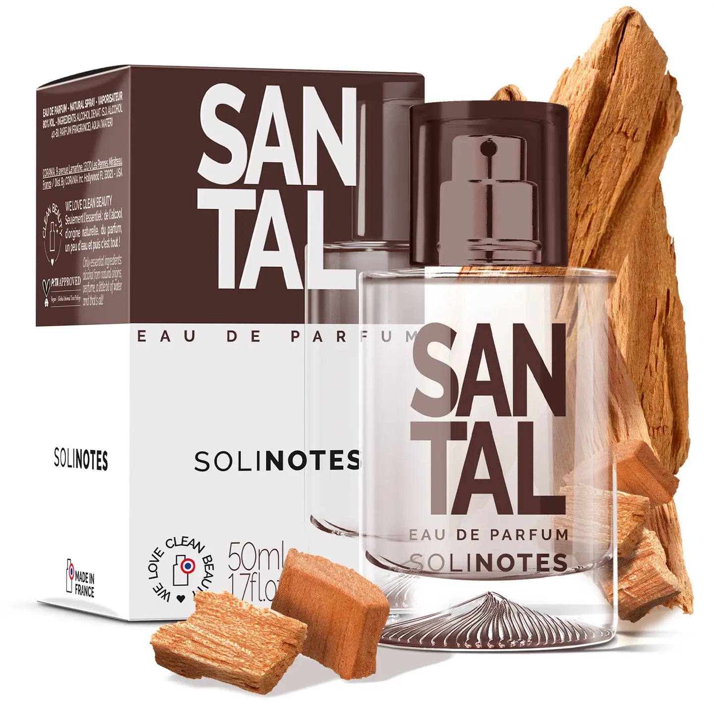 SOLINOTES Santal Mini Eu de Perfume 0.5 oz