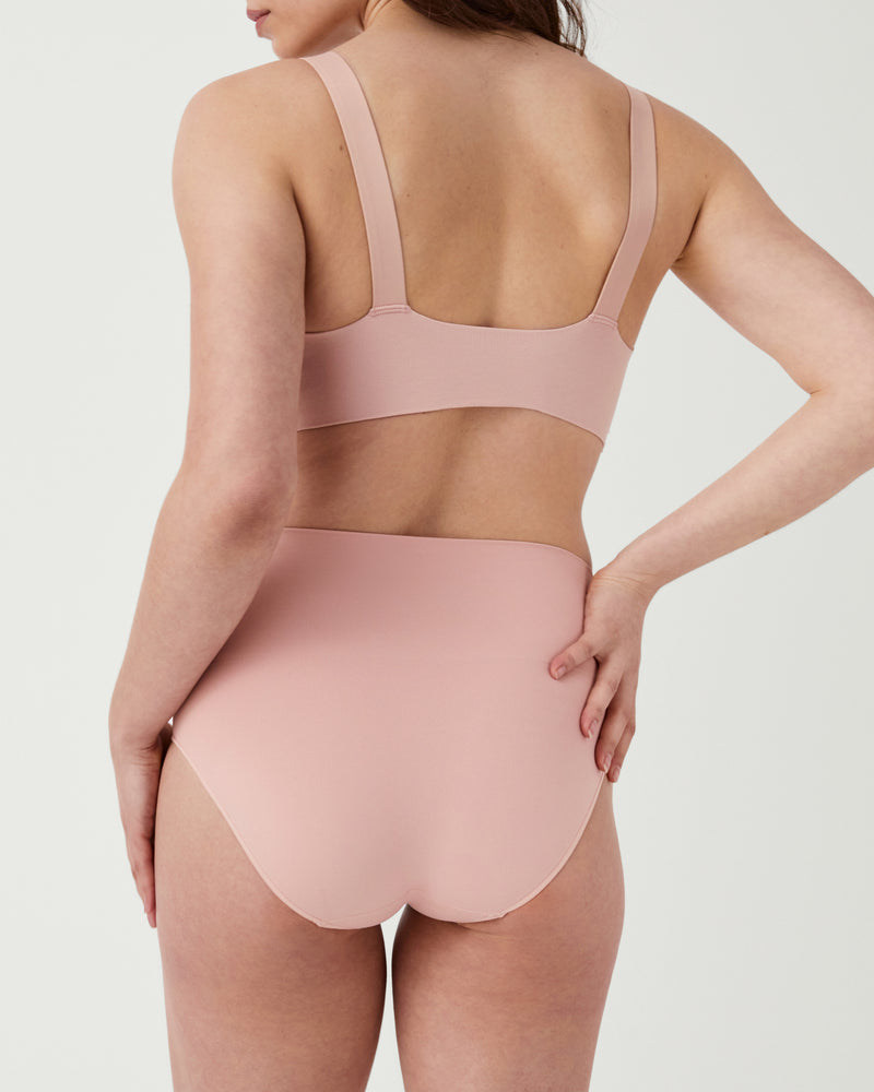 SPANX BRA-LLELUJAH LIGHTLY LINED BRALETTE VINTAGE ROSE