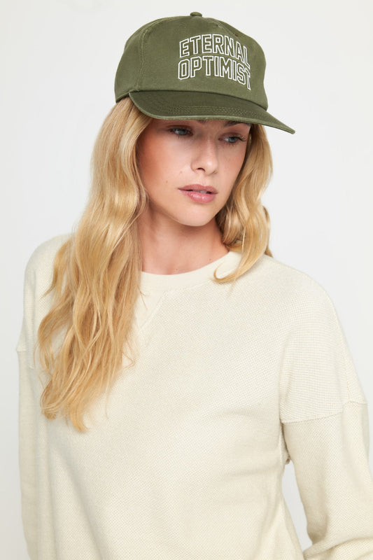 SPIRITUAL GANGSTER ETERNAL OPTIMIST DAD HAT SPRUCE