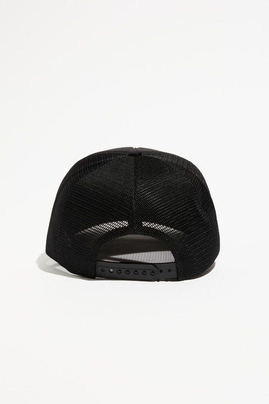SPIRITUAL GANGSTER POWER OF LOVE TRUCKER HAT BLACK