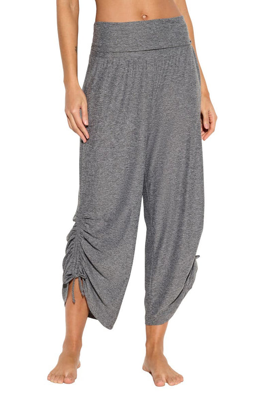 SPIRITUAL GANGSTER REASHA STUDIO PANT HEATHER GREY