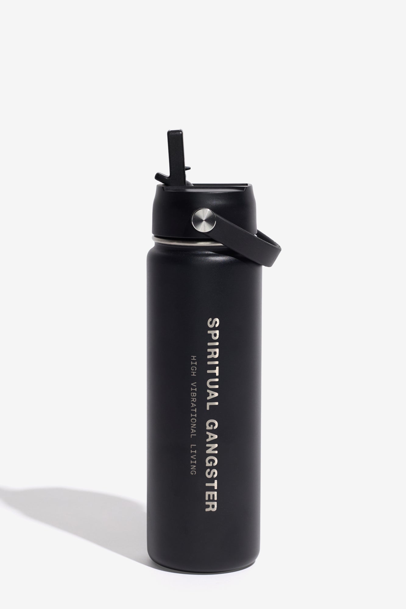 SPIRITUAL GANGSTER SG WATER BOTTLE BLACK