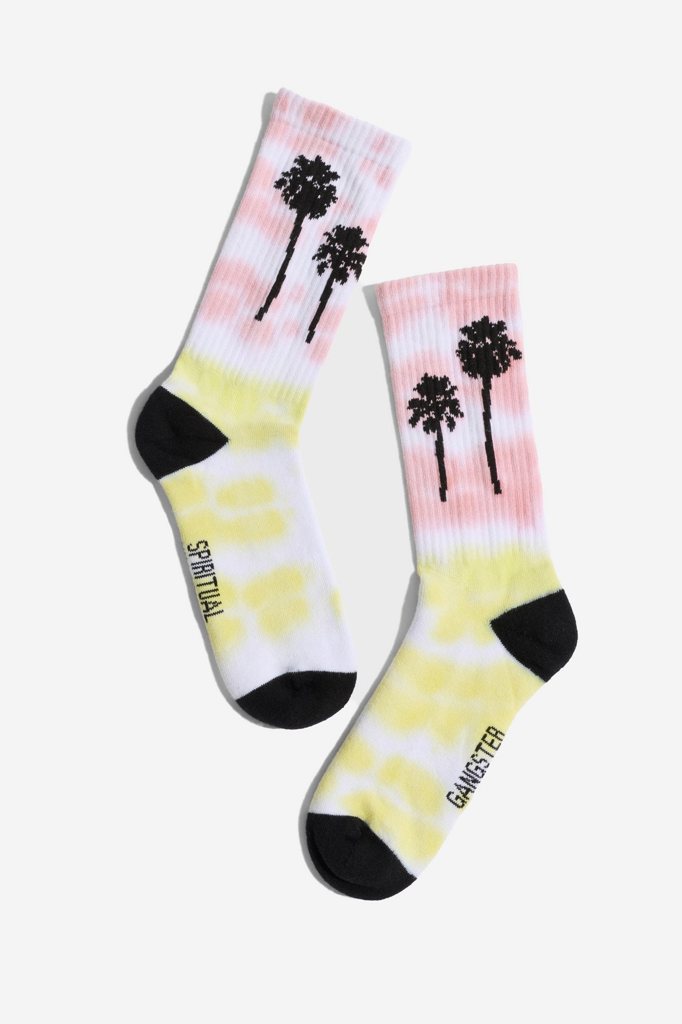 SPIRITUAL GANGSTER SUMMER SOUL CREW SOCK PINK TIE DYE