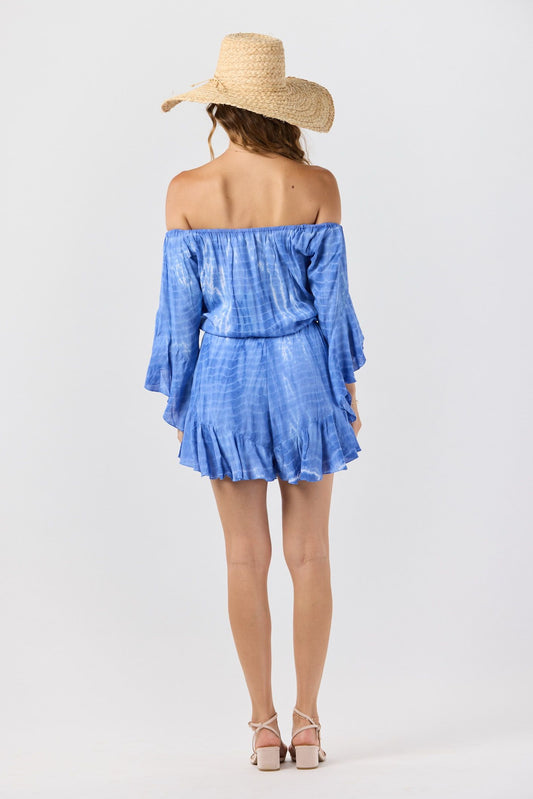 TIARE HAWAII WILDROM ROMPER AZURE RIPPLES