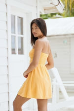BLANCO BY NATURE ZOEY DRESS TANGERINE