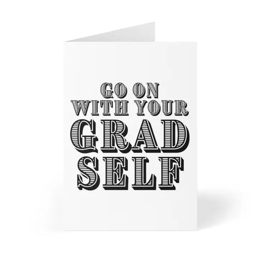 R IS FOR ROBO GRAD CARD GO ON WITH YOUR GRAD SELF