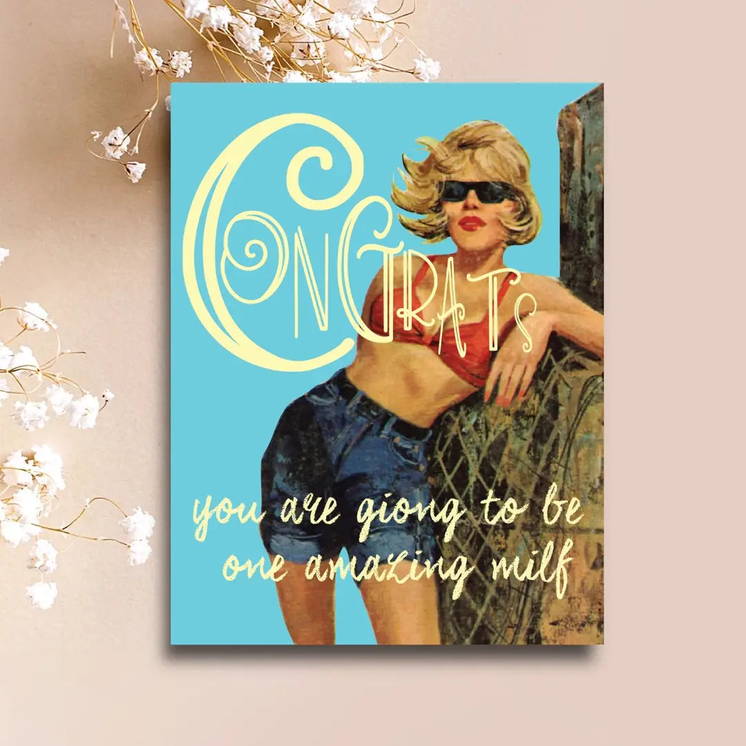 PAPER SLUTS GREETING CARD MILF