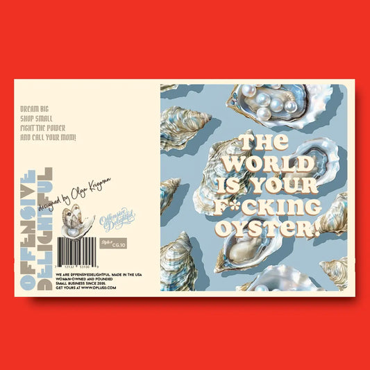 OFFENSIVE AND DELIGHTFUL GREETING CARD CG10