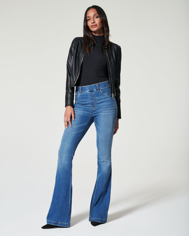 EC SPANX Black Pull On Skinny Jeans - Size Large