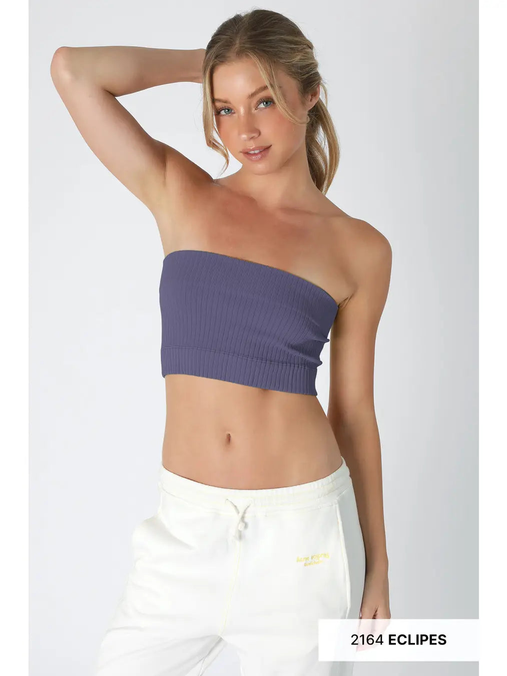 NIKIBIKI Wide Ribbed Tube Top ECLIPSE