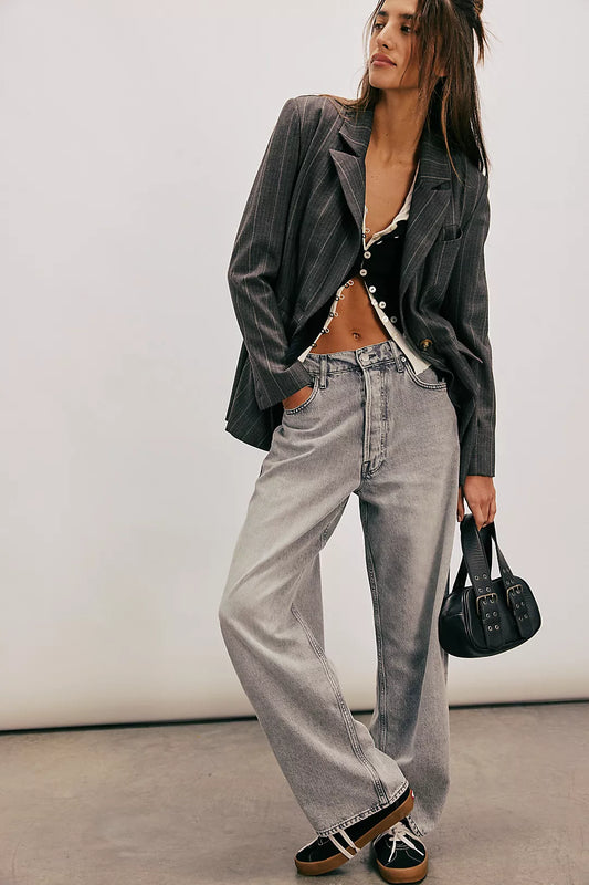 FREE PEOPLE TILLY LONG SLEEVE CARDIGAN BLACK