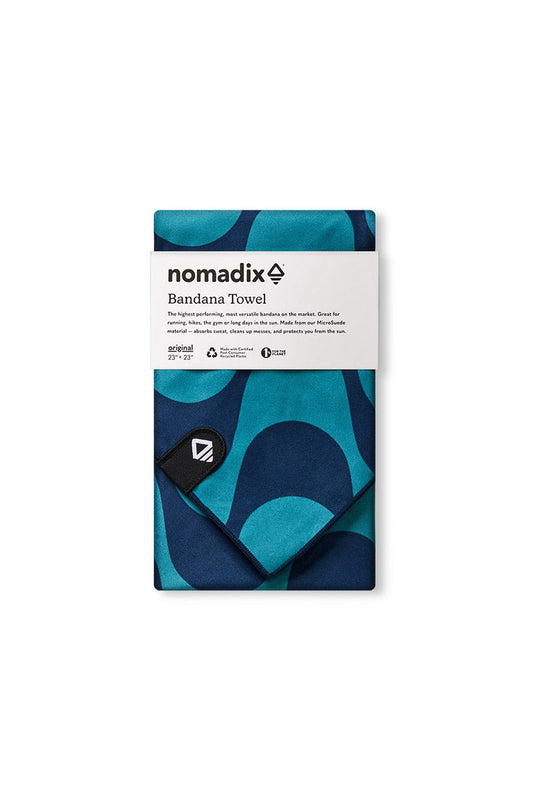 NOMADIX BANDANA TOWEL COPACABANA NAVY TEAL