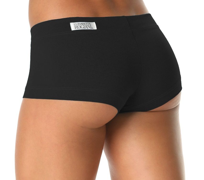 ELISABETTA ROGIANI BUTTER LOW RISE MINI HOT YOGA SHORT ONXY