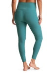 BEYOND YOGA SPACEDYE AT YOUR LEISURE HIGH WAIST MIDI LEGGING DEEP AQUA HEATHER