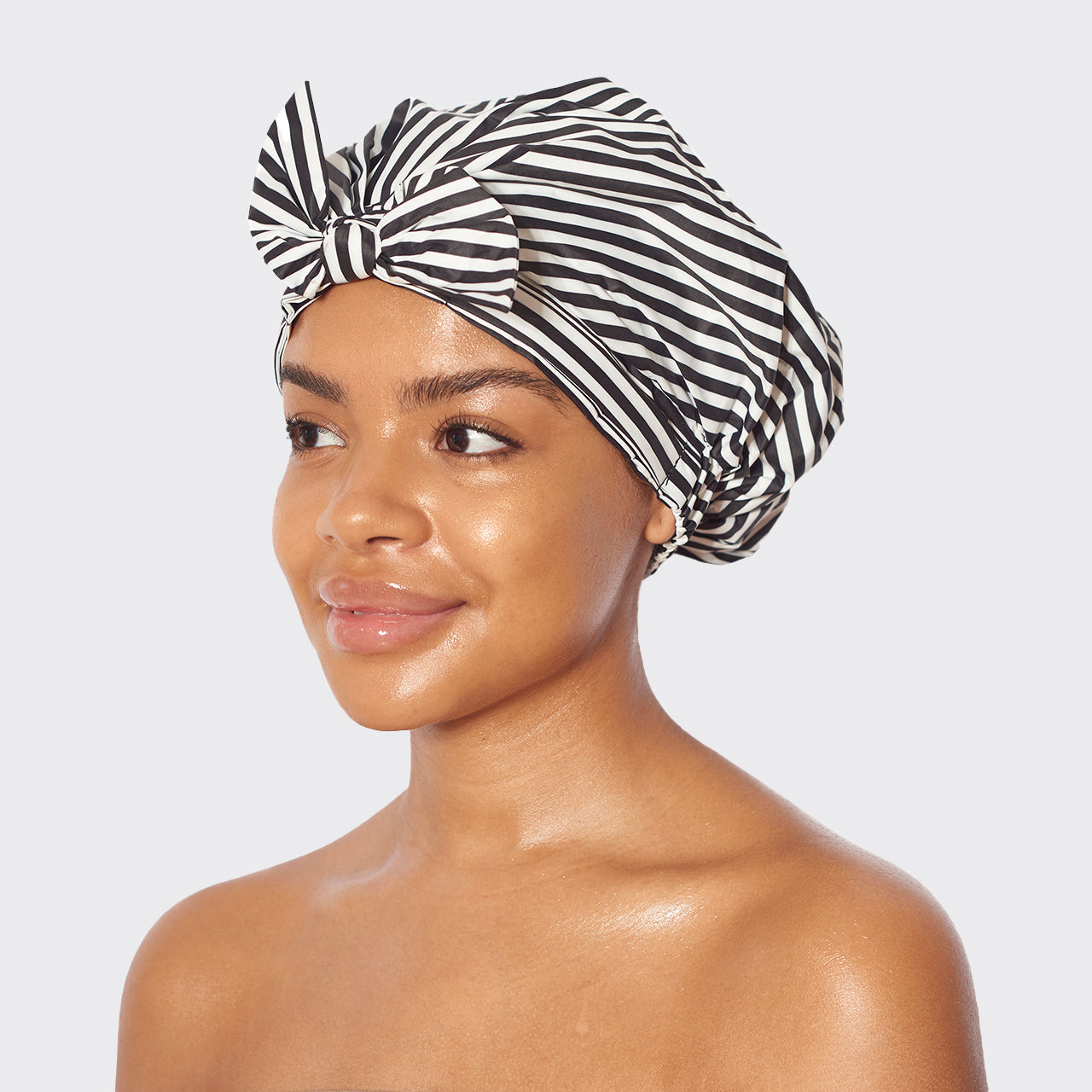 KITSCH ECO FRIENDLY SHOWER CAP STRIPE