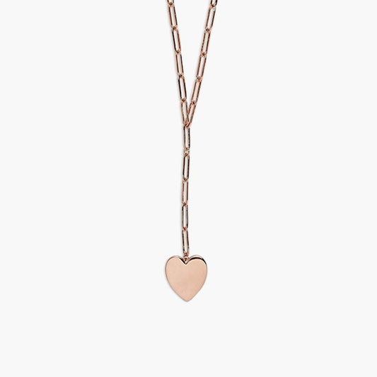 PURA VIDA ONE AND ONLY DROP NECKLACE ROSE GOLD NEW