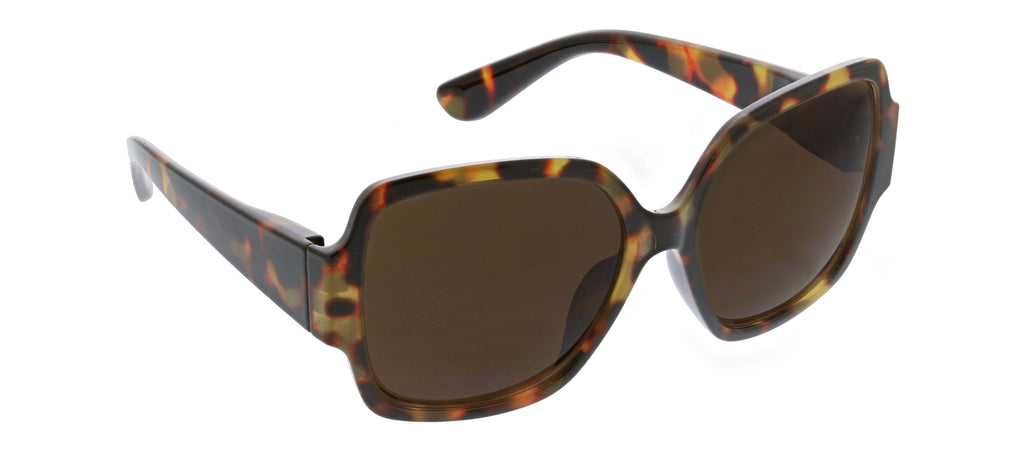 PEEPERS CARMEN SUNGLASSES NO CORRECTION POLARIZED TORTOISE