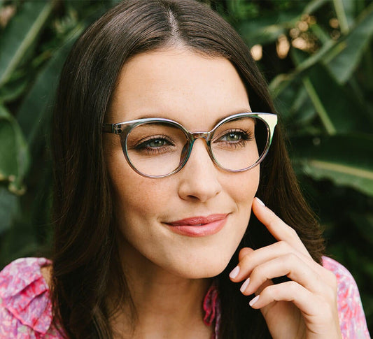PEEPERS READING GLASSES BLUE LIGHT MOONSTONE SMOKE IRIDESCENT