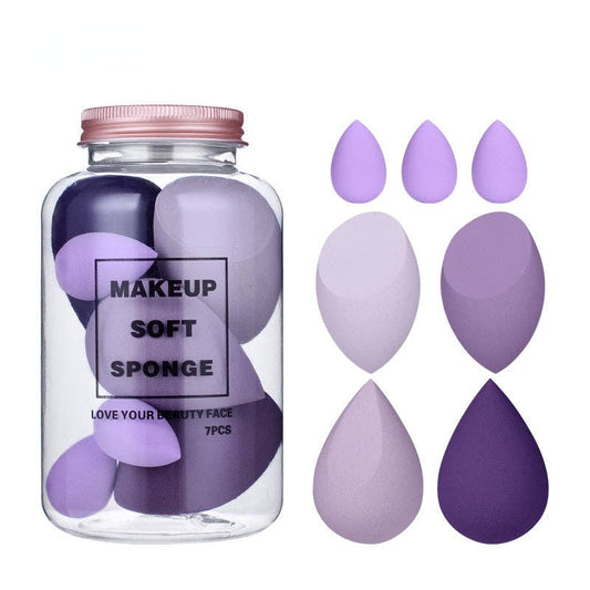 SPONGO SOFT MAKEUP SPONGE GIFT SET OF 7 VARIOUS COLORS