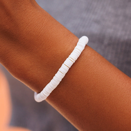 PURA VIDA PASTEL DISC STRETCH BRACELET
