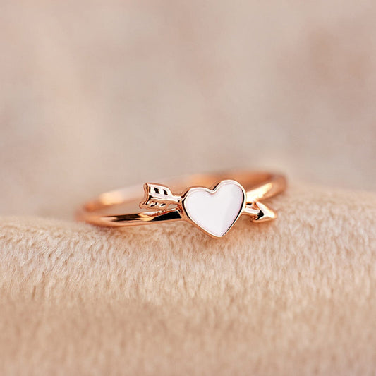 PURA VIDA LOVESTRUCK RING ROSE GOLD