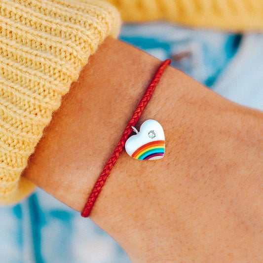 PURA VIDA VINTAGE HEART CHARM BRACELET