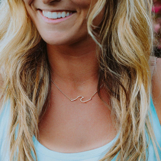 PURA VIDA ROSE GOLD COAST NECKLACE