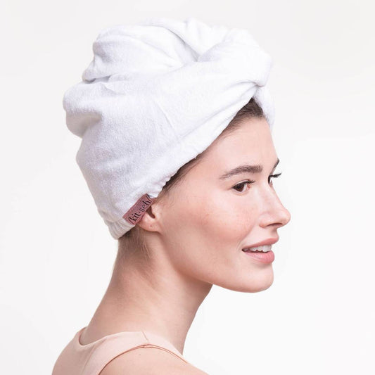 KITSCH ECO FRIENDLY QUICK DRY HAIR TOWEL IVORY