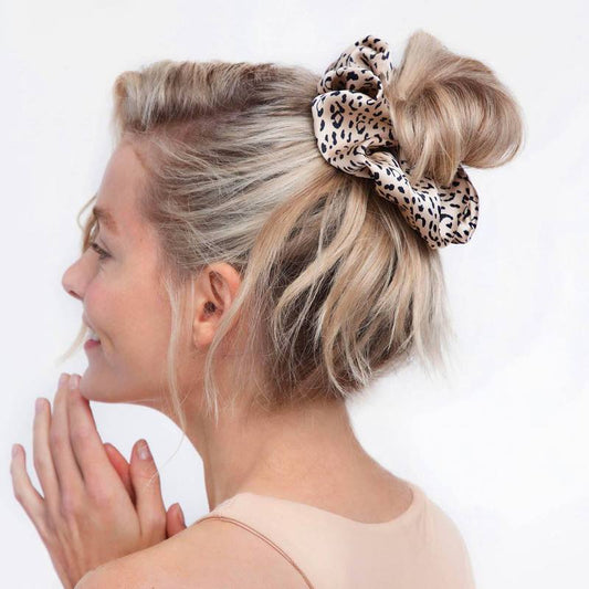 KITSCH ECO-FRIENDLY BRUNCH SCRUNCHIE- LEOPARD
