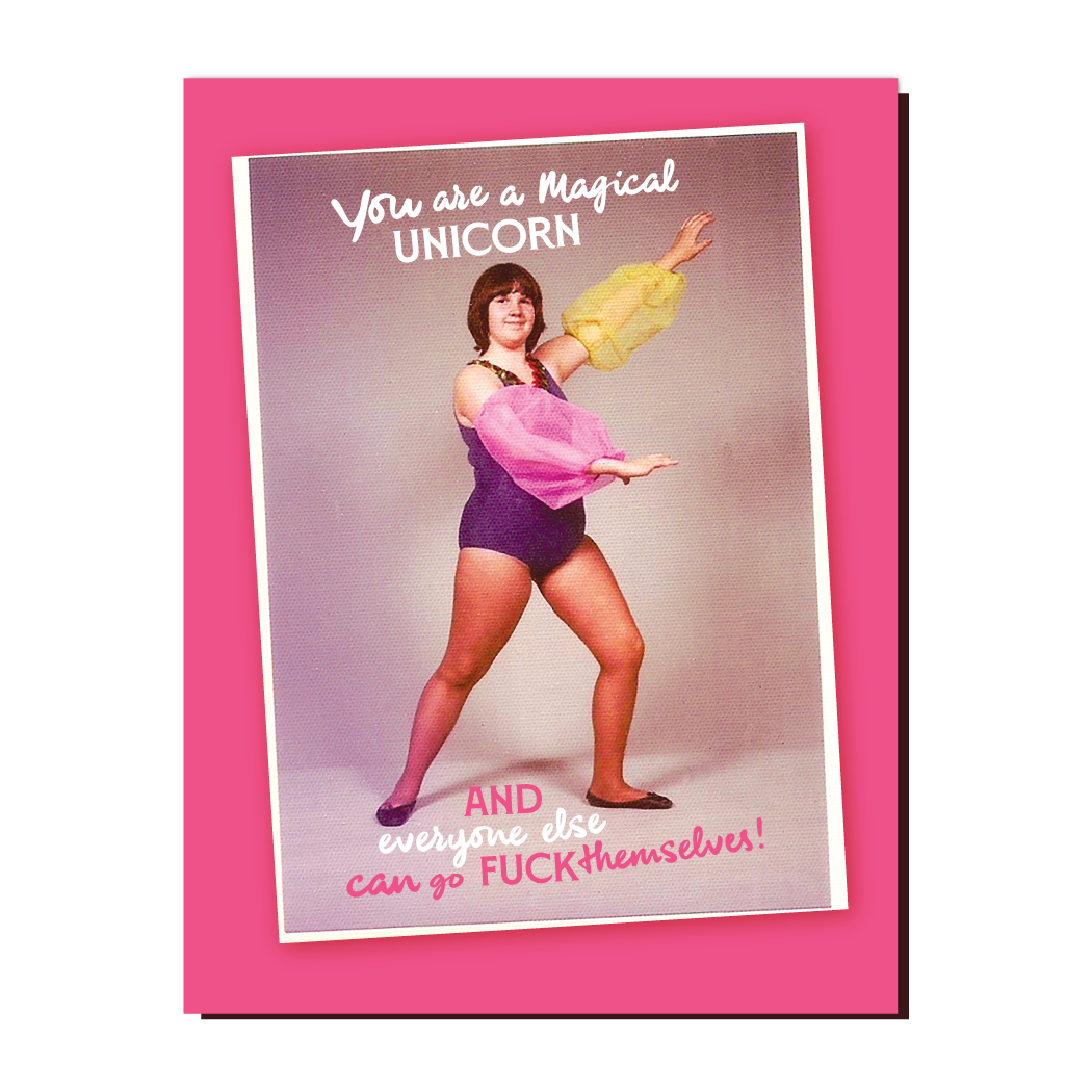 OFFENSIVE AND DELIGHTFUL GREETING CARD BD52