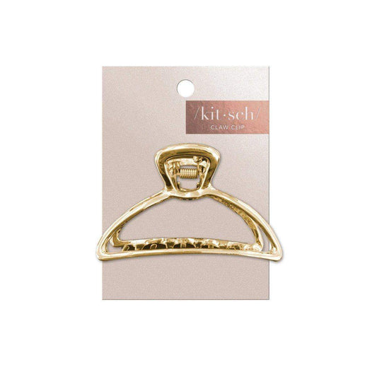 KITSCH OPEN SHAPE CLAW CLIP-GOLD