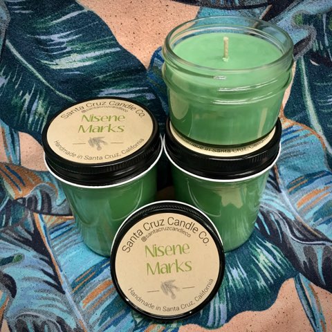 SANTA CRUZ CANDLE COMPANY NISENE MARKS