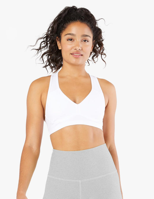 BEYOND YOGA LIFT YOUR SPIRITS BRA CLOUD WHITE