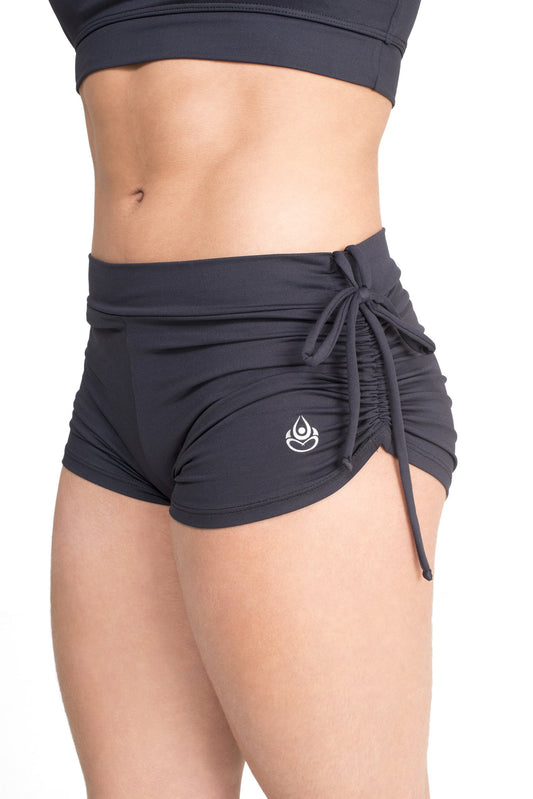 SHAKTI ACTIVEWEAR SIDE STRING ULTRA COOL FORM LIGHT SHORT ECO BLACK
