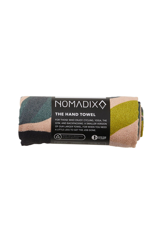 NOMADIX ULTRA LIGHT TOWEL MOSTERA GREEN PINK
