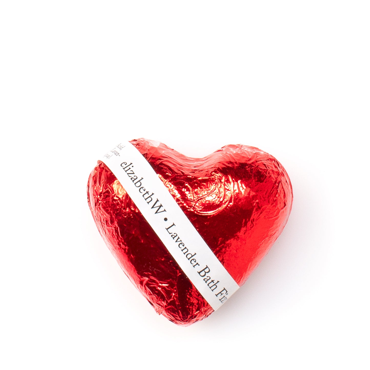 ELIZABETHW BATH FIZZ HEART LAVENDER SCENT
