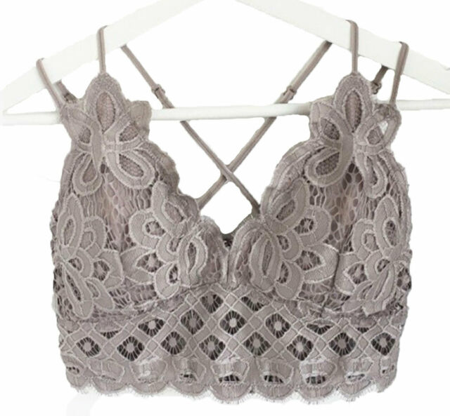 ANEMONE ELISE LACE BRALETTE HARBOR GRAY