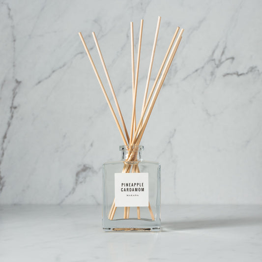 MAKANA REED DIFFUSER PINEAPPLE CARDAMOM