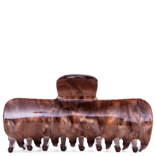 KITSCH ECO-FRIENDLY MARBLE CLAW CLIP- BRUNETTE