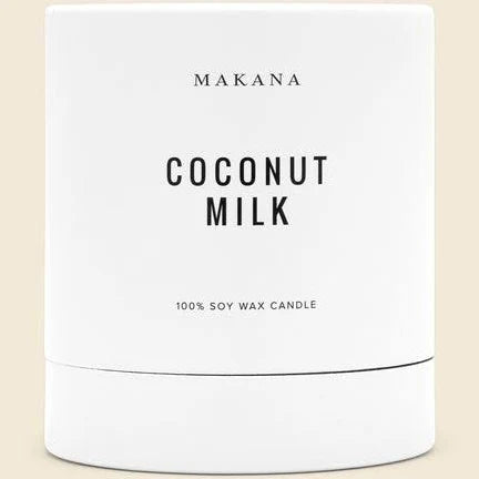 MAKANA CANDLE COCONUT MILK TWO SIZES PETITE AND CLASSIC