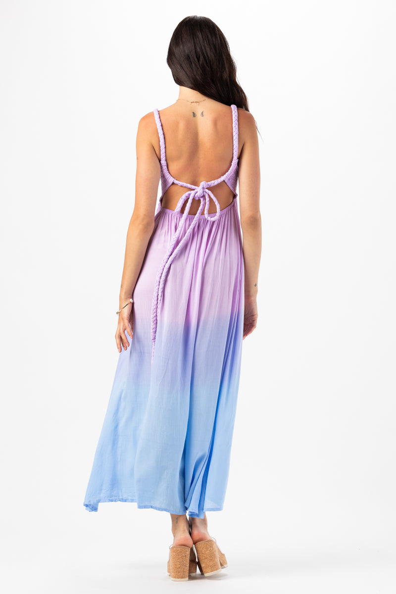 TIARE HAWAII STARLIGHT MAXI DRESS BLUEBERRY OMBRE ONE SIZE