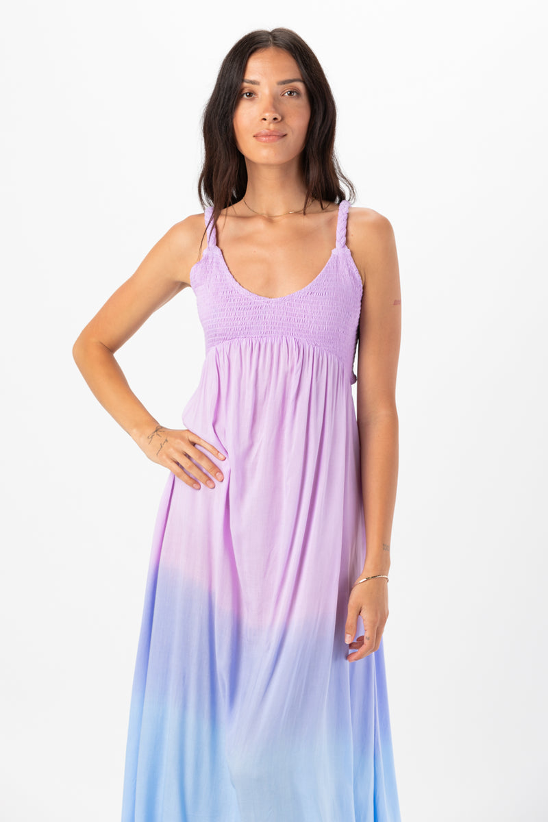 TIARE HAWAII STARLIGHT MAXI DRESS BLUEBERRY OMBRE ONE SIZE